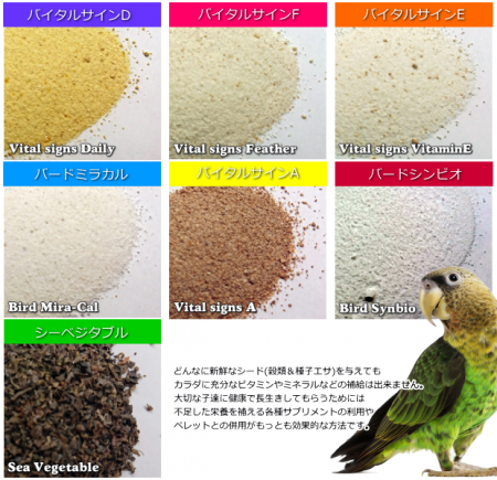 鳥用サプリメントの実証実験