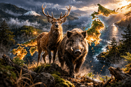 2050年、日本はシカとイノシシの国になる？研究が示した分布拡大の原因と未来